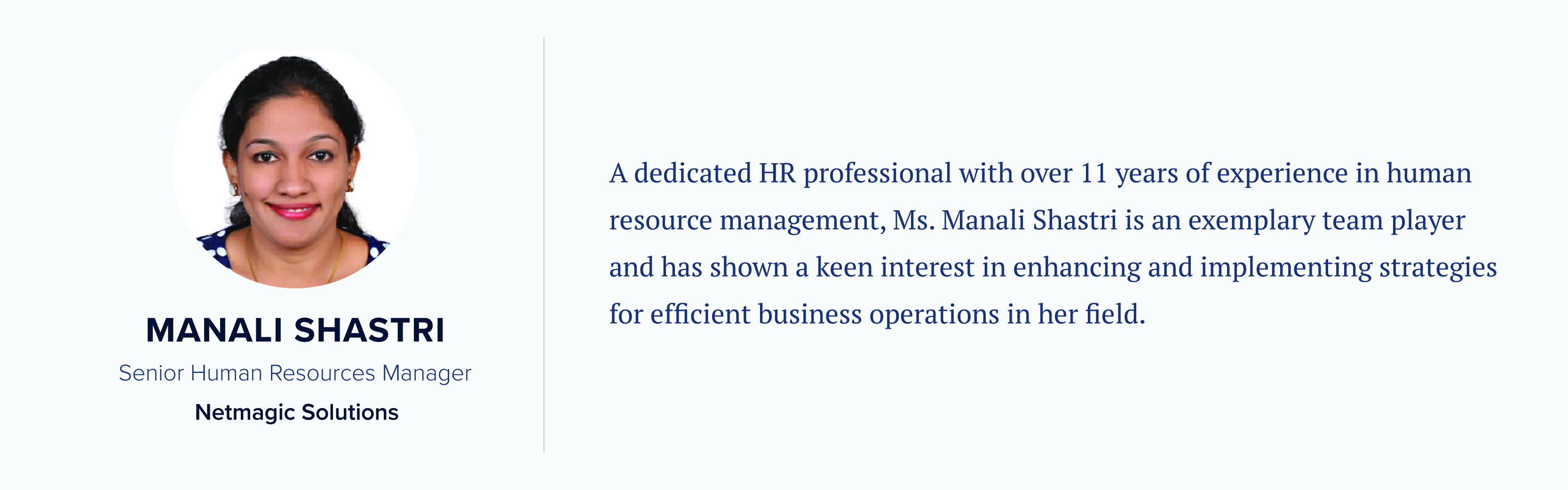 Manali Shastry