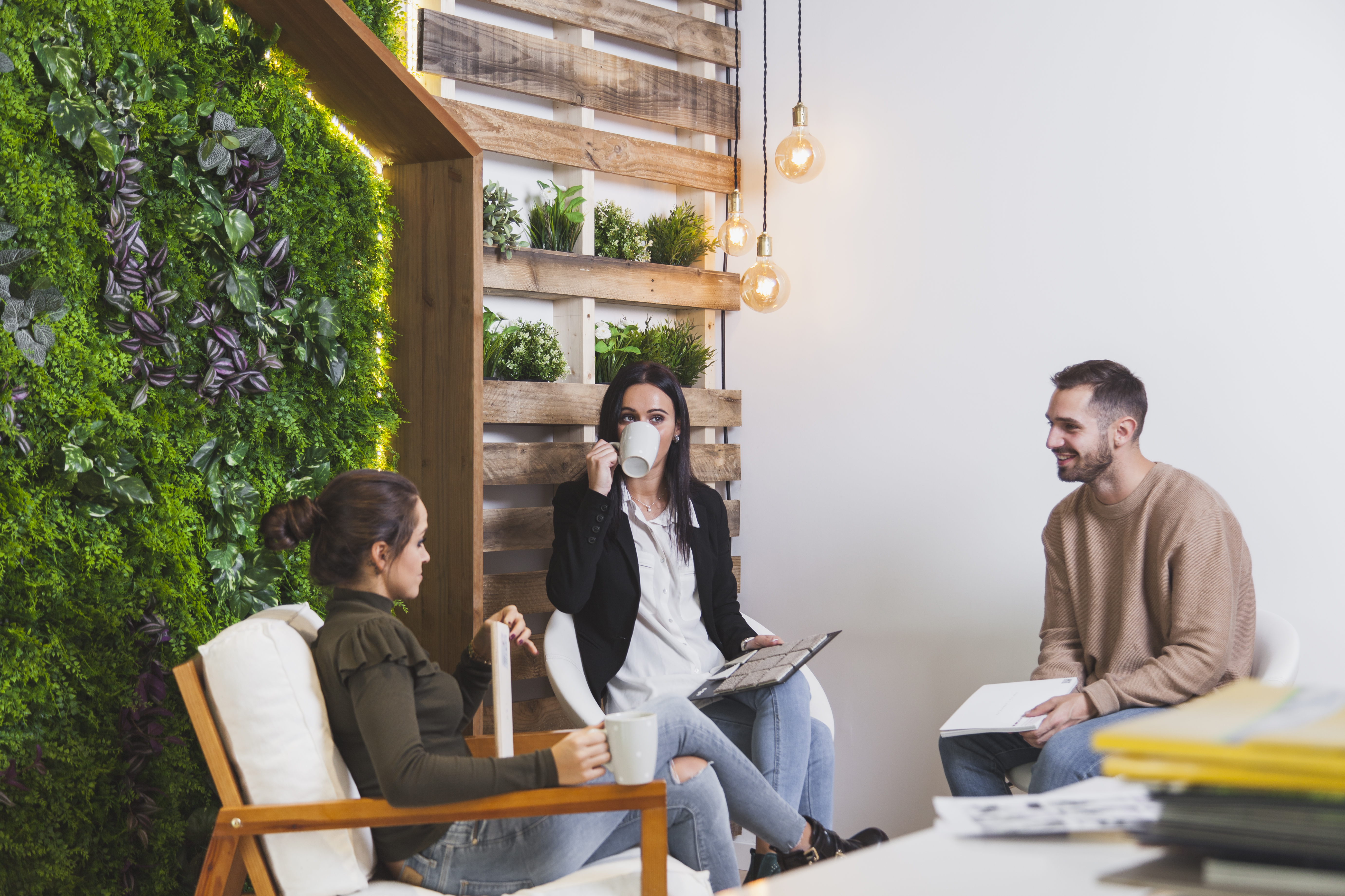 Employees happy with their accomodations