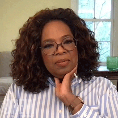 Oprah Winfrey listening