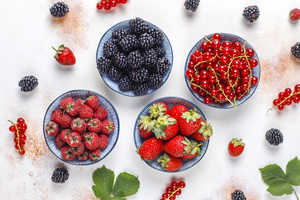 Berries that are low in sugar and high in antioxidants