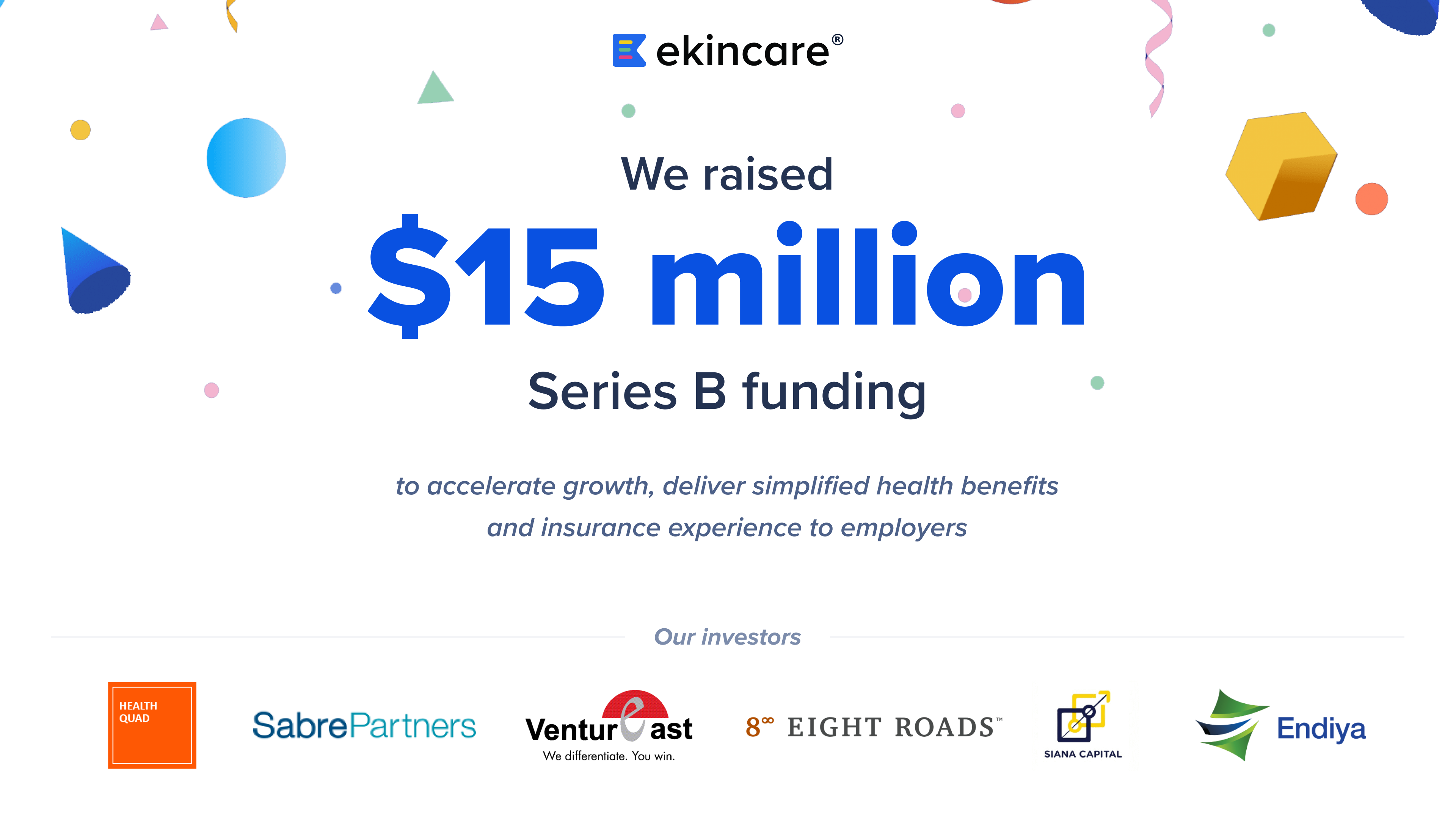 ekincare raises $15 million in funding led by HealthQuad, Sabre Partners - Economic Times